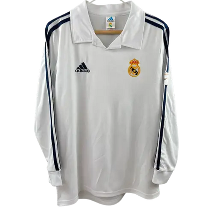 REAL MADRID HOME RETRO LONG-SLEEVED SHIRT 2001