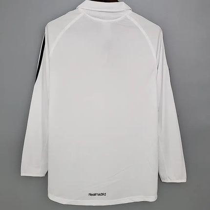 Real Madrid Long Sleeve Retro Home Shirt 2005/06