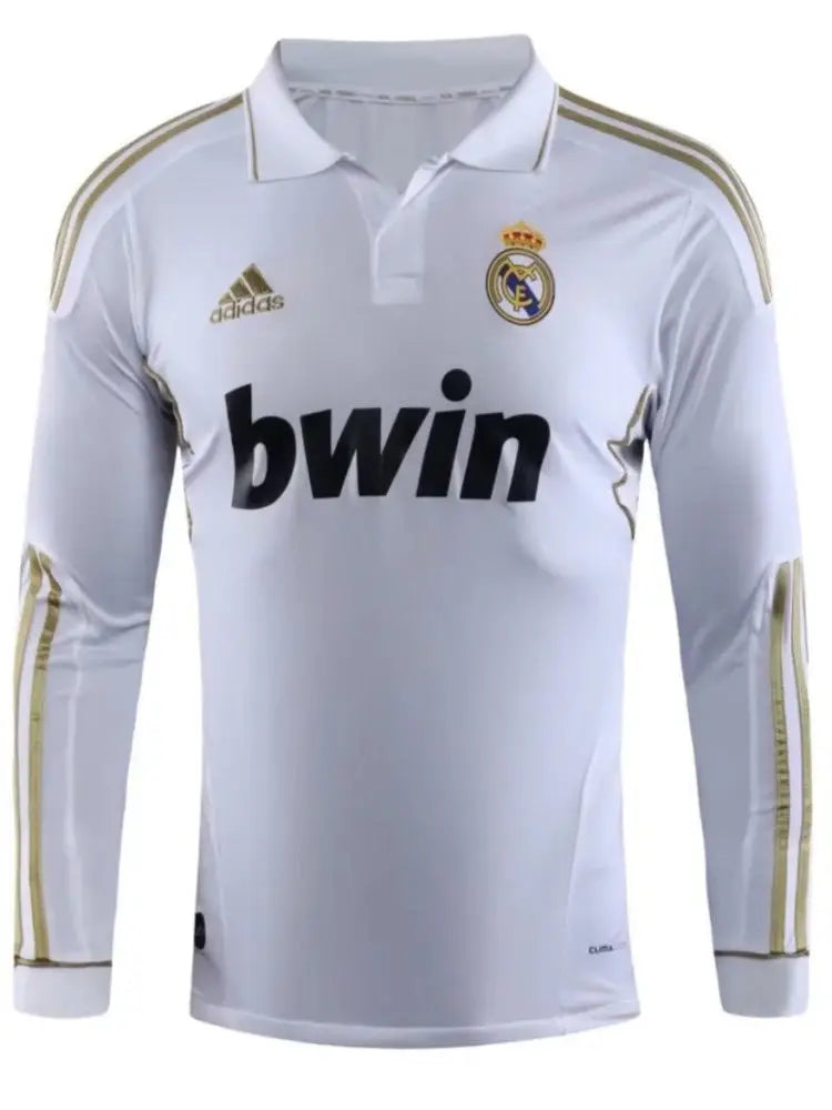 Real Madrid 2011/12 Home Long Sleeve Retro Shirt