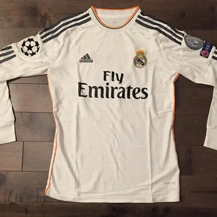 Real Madrid 2013/14 Home Long Sleeve Retro Shirt