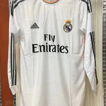 Real Madrid 2013/14 Home Long Sleeve Retro Shirt