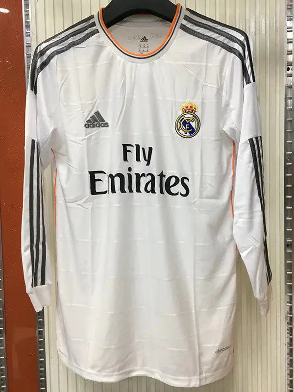 Real Madrid 2013/14 Home Long Sleeve Retro Shirt