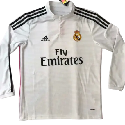 REAL MADRID 2014/15 HOME LONG SLEEVE RETRO SHIRT
