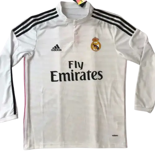 REAL MADRID 2014/15 HOME LONG SLEEVE RETRO SHIRT