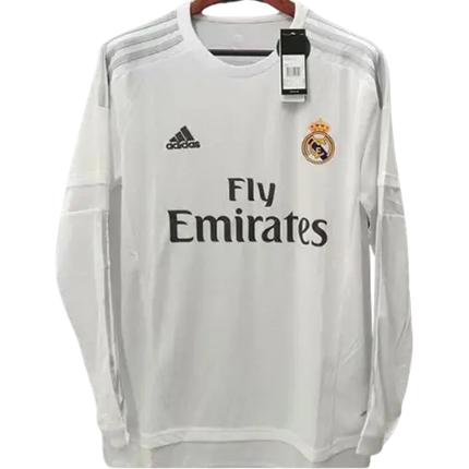 REAL MADRID HOME RETRO LONG-SLEEVED SHIRT 2015/16