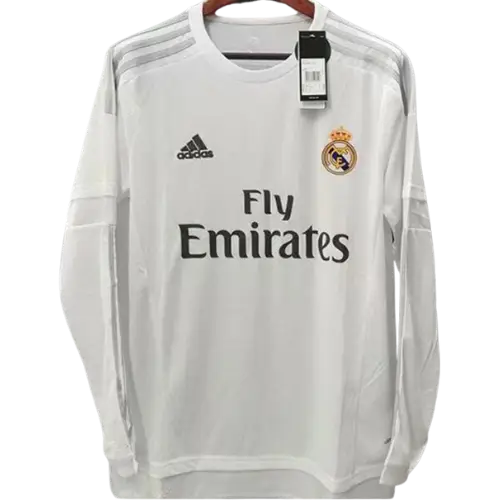 REAL MADRID HOME RETRO LONG-SLEEVED SHIRT 2015/16
