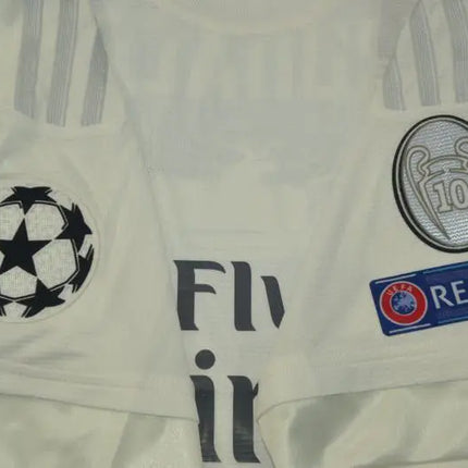 Real Madrid 2015/16 Home Long Sleeve Retro Shirt