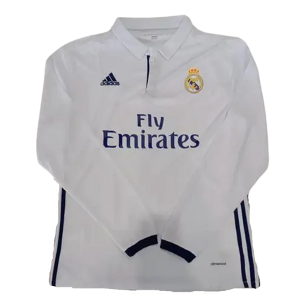 REAL MADRID HOME 2016/17 RETRO LONG SLEEVE SHIRT