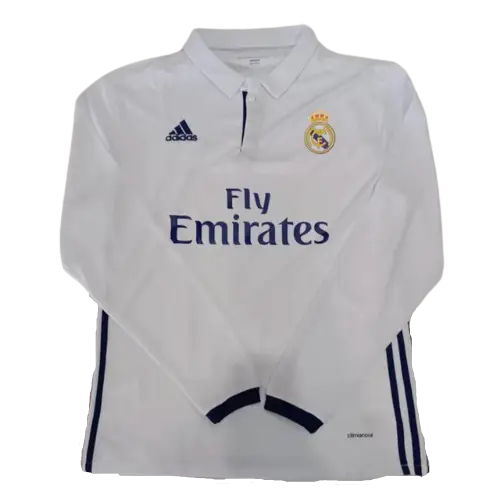 REAL MADRID HOME 2016/17 RETRO LONG SLEEVE SHIRT
