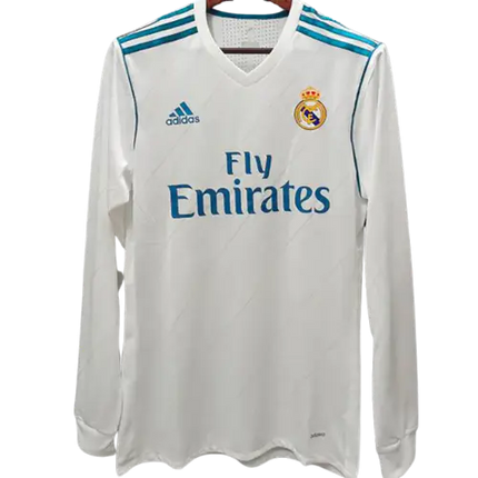 REAL MADRID HOME 2017/18 LONG SLEEVE RETRO JERSEY