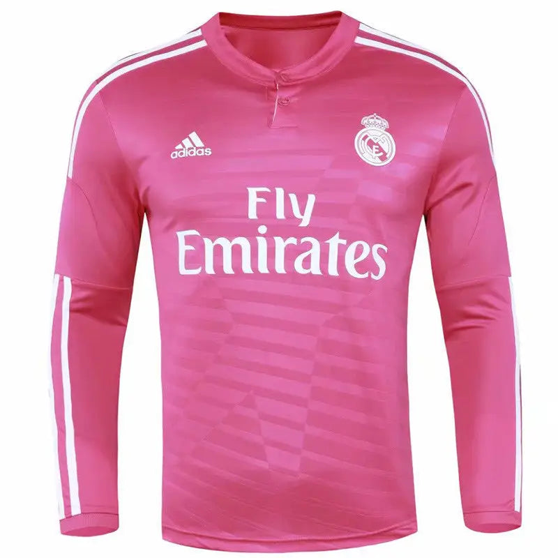 Real Madrid Away 2014/15 Long Sleeve Retro Jersey