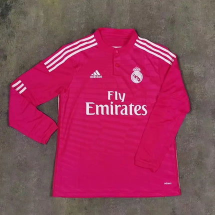 Real Madrid Away 2014/15 Long Sleeve Retro Jersey