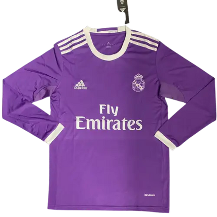 REAL MADRID 2016/17 AWAY LONG SLEEVE RETRO SHIRT