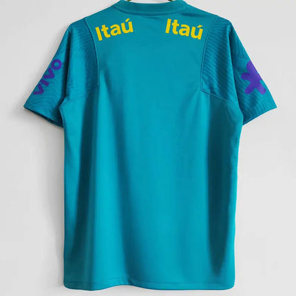Brazil 2020/21 Blue Retro Training Jersey (National Teams)
