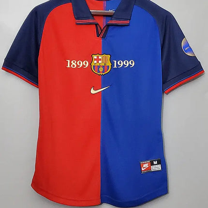 Retro Barcelona Home 100th Anniversary Limited Edition 1899-1999 Jersey