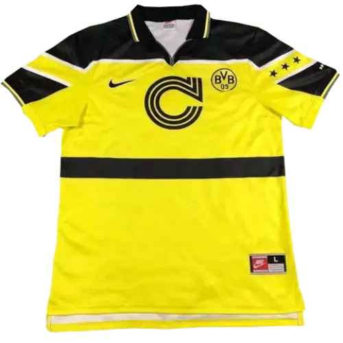 BORUSSIA DORTMUND 1996/97 HOME RETRO JERSEY