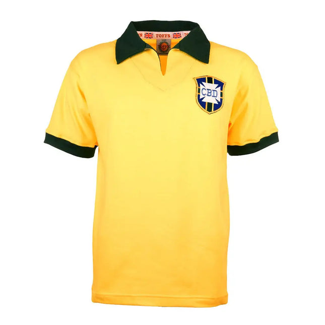 MAGLIA RETRO BRASILE 1962/63_maglia_calcio_prezzo_basso_ L’OutfitdelCalcio.