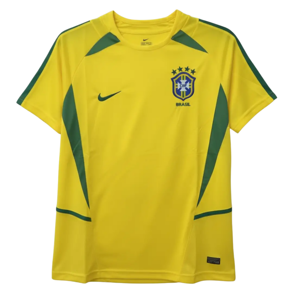 BRAZIL HOME RETRO JERSEY 2002/03