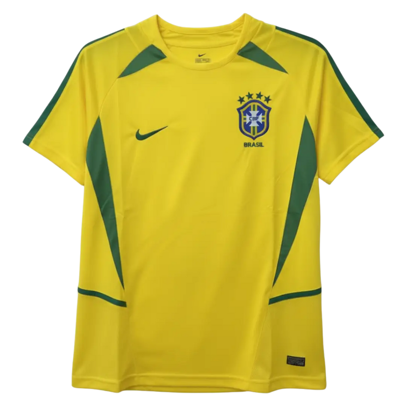 BRAZIL HOME RETRO JERSEY 2002/03