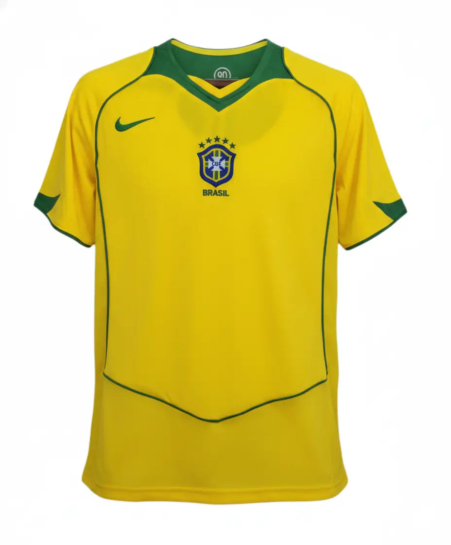 BRAZIL RETRO HOME JERSEY 2004/05