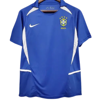 BRAZIL AWAY RETRO JERSEY 2002/03