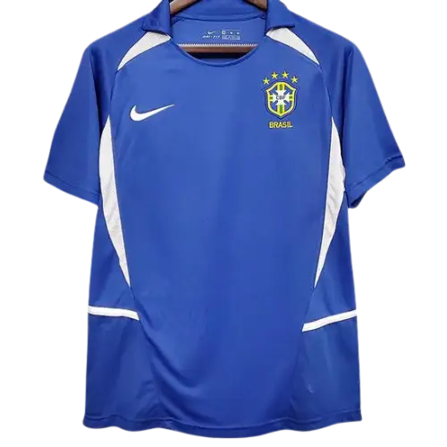 BRAZIL AWAY RETRO JERSEY 2002/03