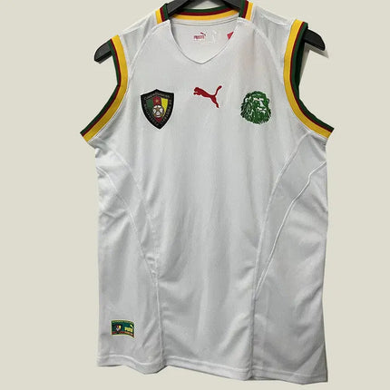 Cameroon Retro Sleeveless Away Shirt 2002/03 (National Teams)