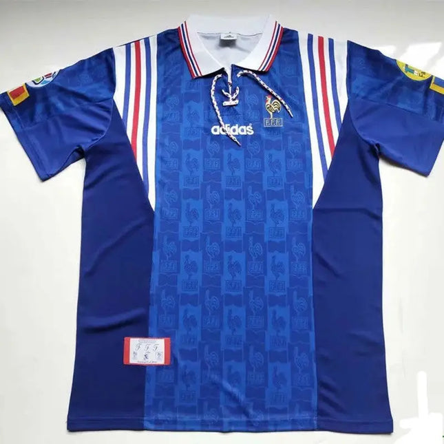 Maglia Retro Francia Home 1996/97 (Nazionali)_maglia_calcio_prezzo_basso_ L’OutfitdelCalcio.