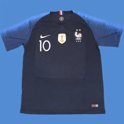 France Home Retro Jersey 2018/19 (National Teams)