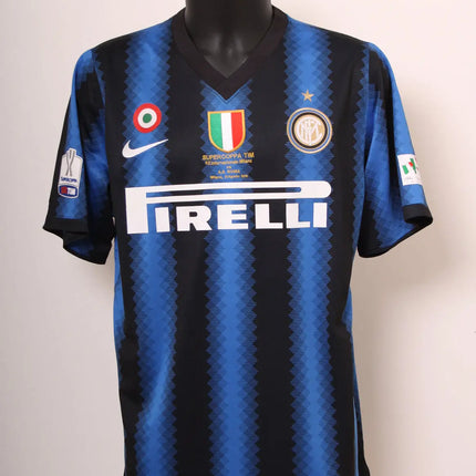 Retro Inter Home Jersey 2010/11 Special Edition "Supercoppa Tim August 21, 2010"
