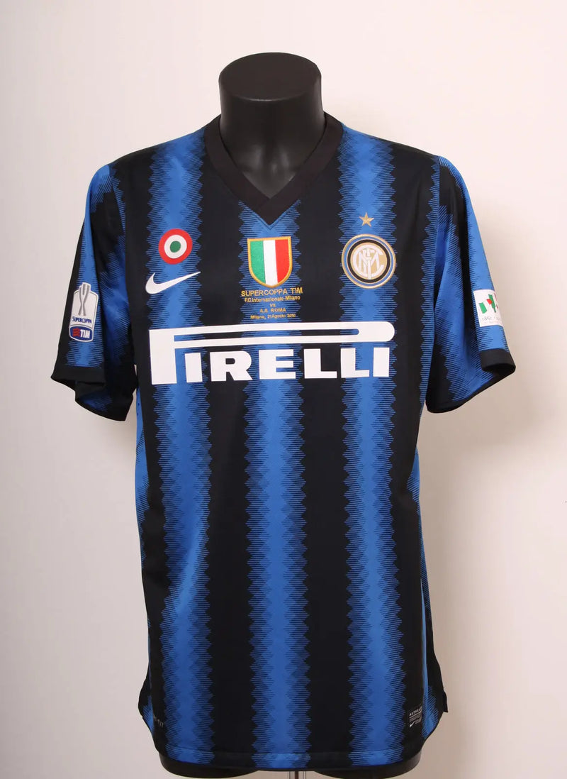 Retro Inter Home Jersey 2010/11 Special Edition "Supercoppa Tim August 21, 2010"