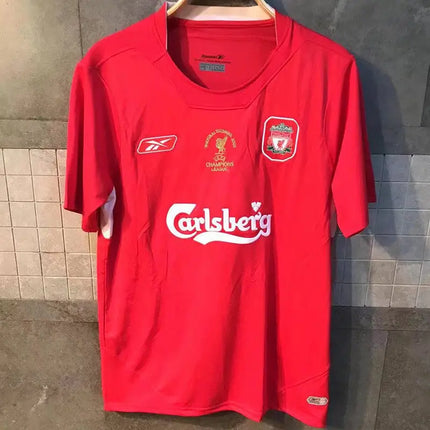 Retro Liverpool Red Champions Home 2005/06 Shirt