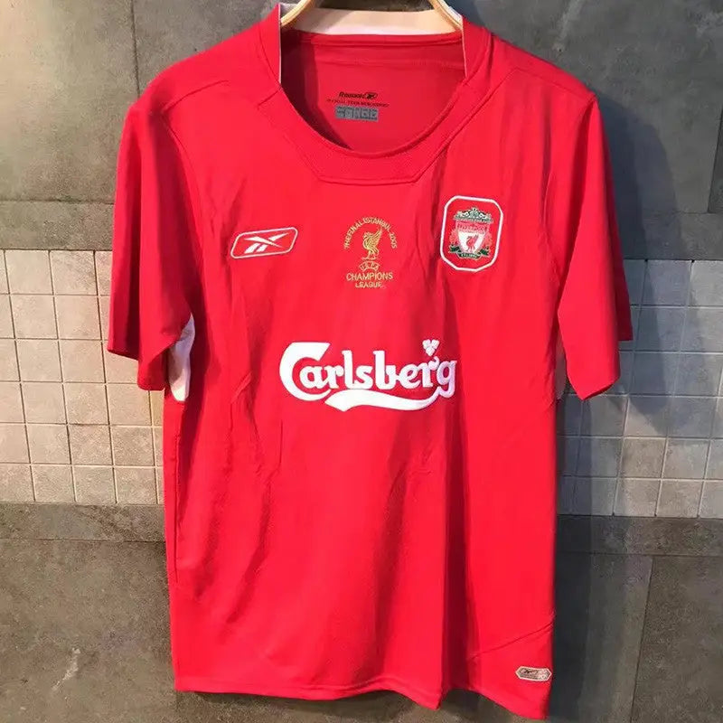 Retro Liverpool Red Champions Home 2005/06 Shirt