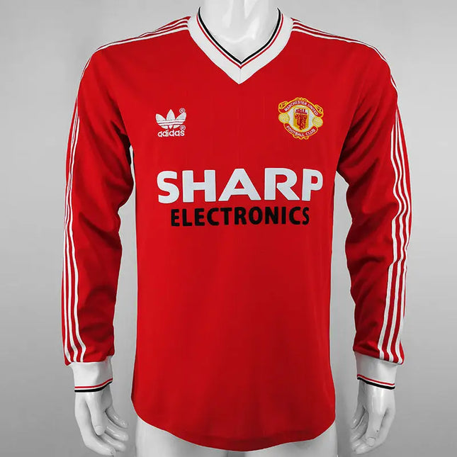 Maglia Retro Manchester United Home 1982/83_maglia_calcio_prezzo_basso_ L’OutfitdelCalcio.