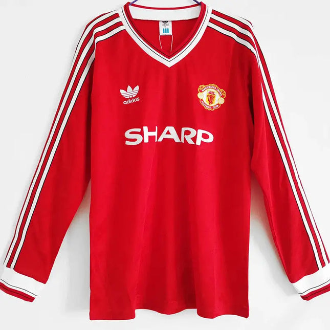 Maglia Retro Manchester United Home 1986/87_maglia_calcio_prezzo_basso_ L’OutfitdelCalcio.