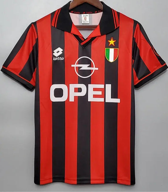 Maglia Retro Milan Home 1996/97_maglia_calcio_prezzo_basso_ L’OutfitdelCalcio.