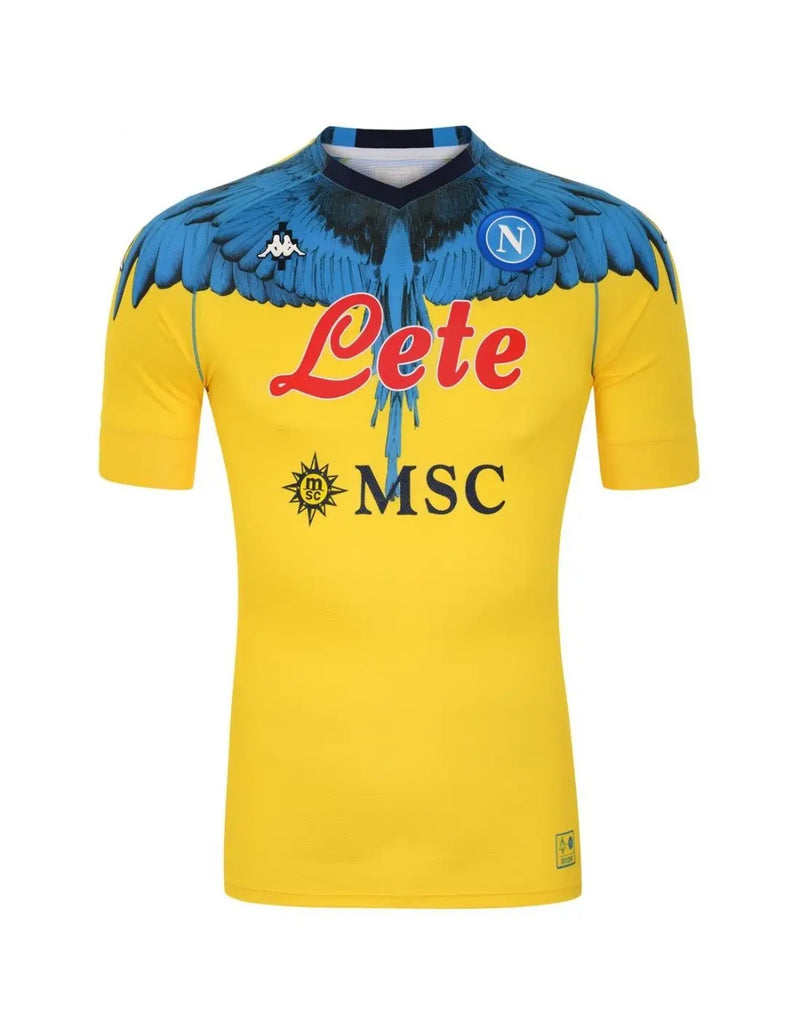 Napoli x Marcelo Burlon Retro Yellow Jersey 2020/21