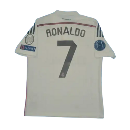 REAL MADRID HOME RETRO JERSEY 2014/15