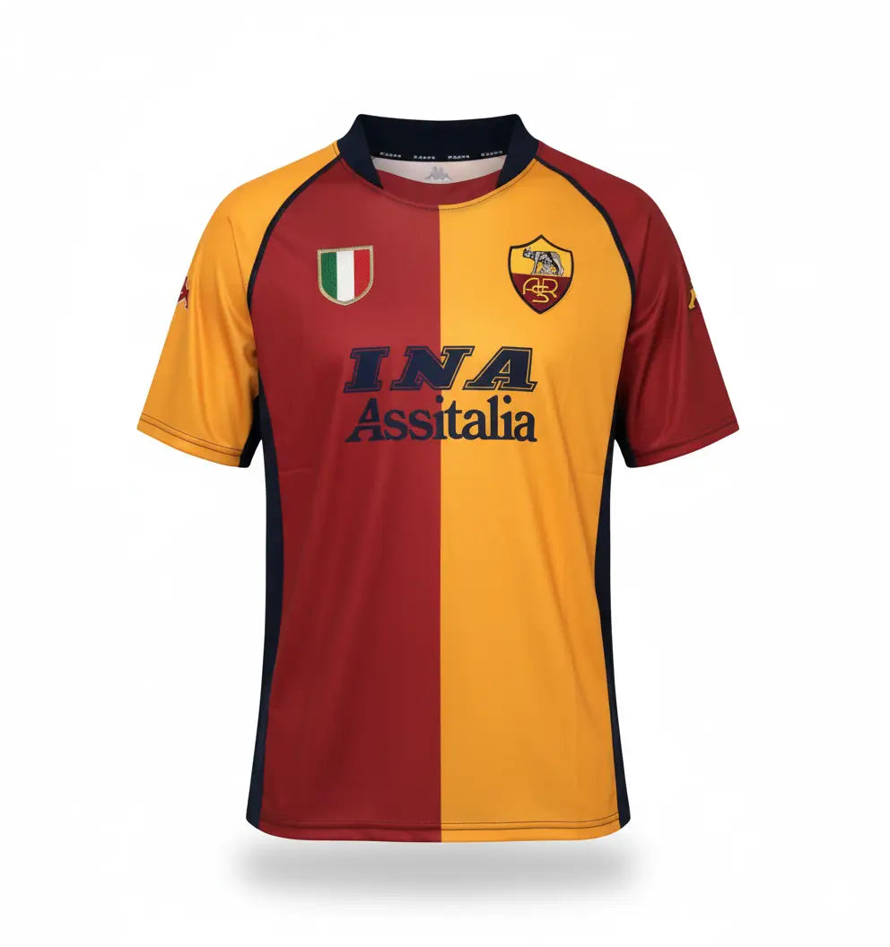 ROMA RETRO HOME JERSEY 2001/02