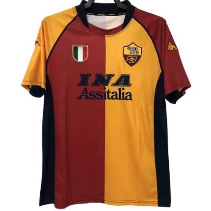 ROMA RETRO HOME JERSEY 2001/02