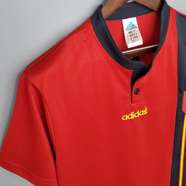 Maglia Retro Spagna Home 1996/97 (Nazionali)_maglia_calcio_prezzo_basso_ L’OutfitdelCalcio.