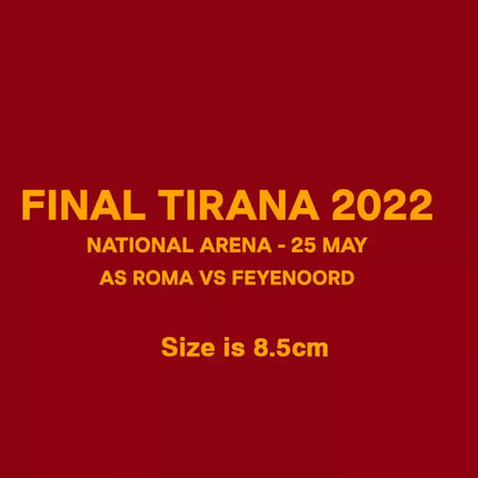 Roma Home Jersey 2021/22 “Special Edition Tirana 2022 Conference League Final”