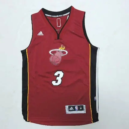 Red NBA Miami Heat Jersey for Kids
