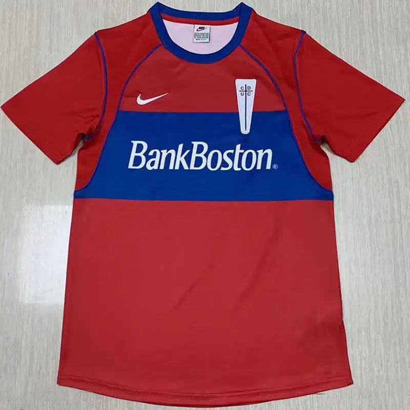 Red Retro Universidad Catolica Away Shirt 2002/03