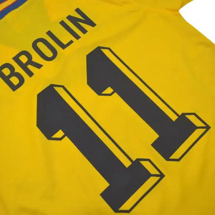Sweden Retro Ibrahimovic Home 1994/96 Jersey (National Teams)