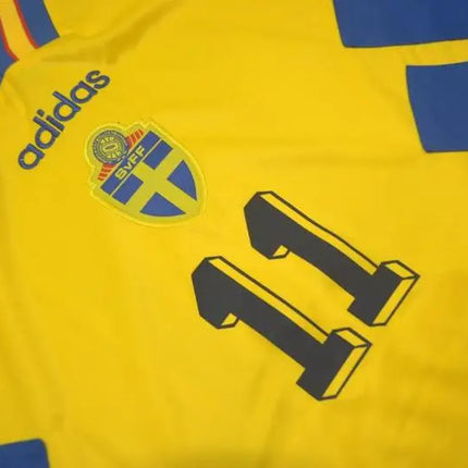 Sweden Retro Ibrahimovic Home 1994/96 Jersey (National Teams)