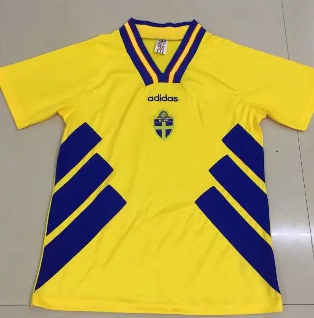 Sweden Retro Ibrahimovic Home 1994/96 Jersey (National Teams)