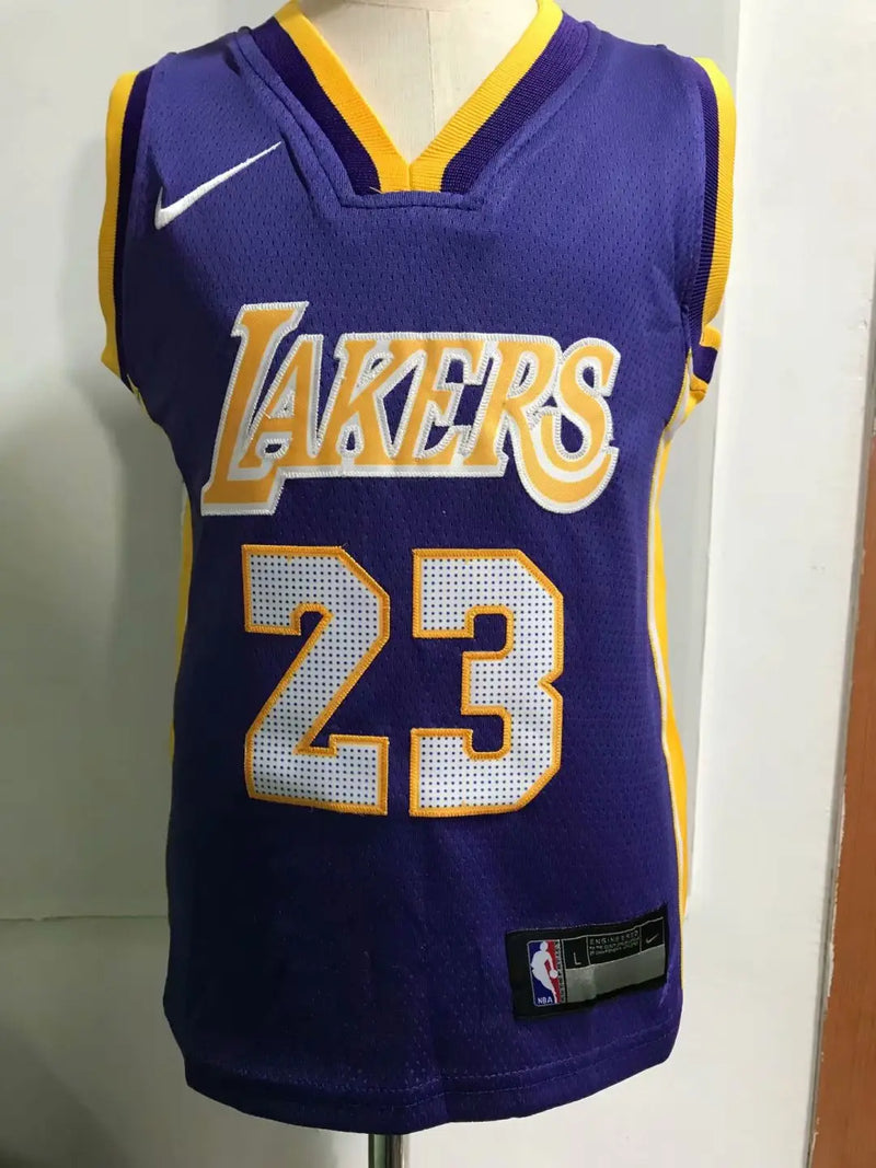 Purple NBA Youth Los Angeles Lakers Jersey