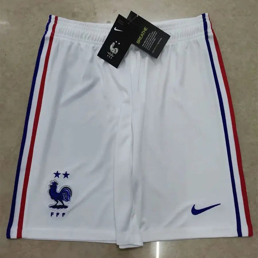 France Home White Shorts 2020/21