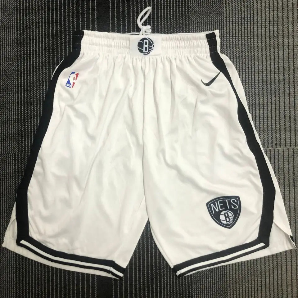 NBA White Brooklyn Nets Shorts 2021/22